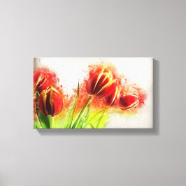 Bloemen Canvas Afdruk