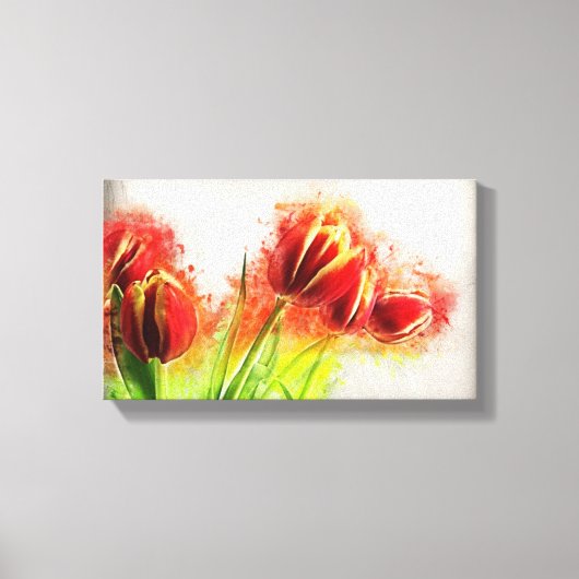 Bloemen Canvas Afdruk (Voorkant)
