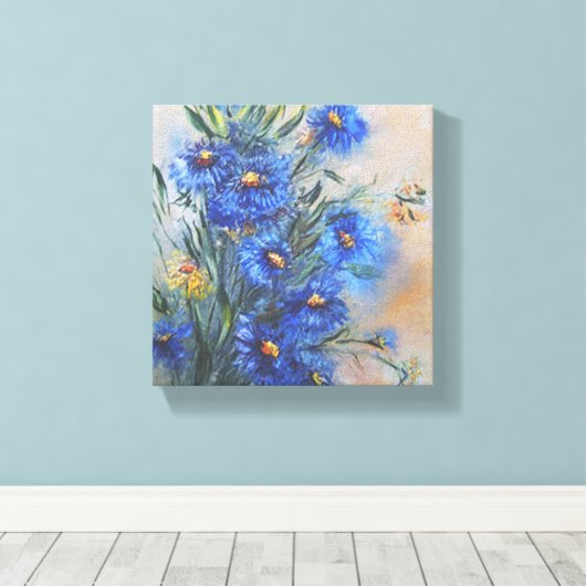 Bloemen Canvas Afdruk (Insitu (Houten vloer))
