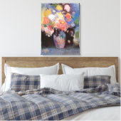 Bloemen Canvas Afdruk (Insitu (Slaapkamer))