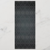 Bloemen Chalkboard Bold Wedding Menu (Achterkant)