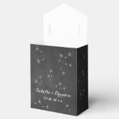 Bloemen Chalkboard Favor Box Bedankdoosjes (Geopend)
