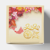 Bloemen Chinees goud Papier gesneden Rat 2020 CCFB Bedankdoosjes (Bovenkant)