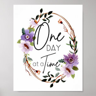 Bloemen Christelijk een dag voor een tijd Bijbel V Poster