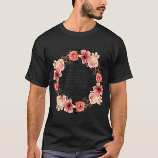 Bloemen Christelijk geen wapen gevormd tegen je Bi T-shirt