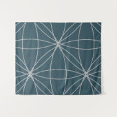 Bloemen & Cirkels 2 (versie 2) Wandkleed (Voorkant (horizontaal))