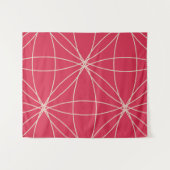 Bloemen & Cirkels 2 (versie 2) Wandkleed (Voorkant (horizontaal))