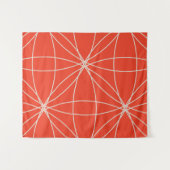 Bloemen & Cirkels 2 (versie 2) Wandkleed (Voorkant (horizontaal))