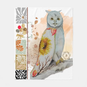 Bloemen Cloak Uil Baby deken