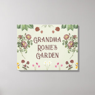Bloemen Custom Display Tuin Canvas Afdruk
