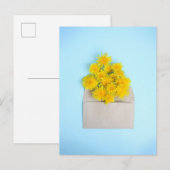 Bloemen | Dandelions op de envelop Briefkaart (Voorkant / Achterkant)