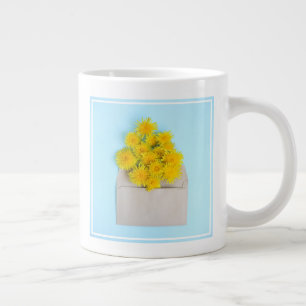 Bloemen   Dandelions op de envelop Extra Grote Beker
