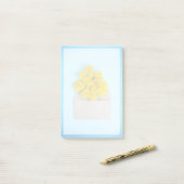 Bloemen | Dandelions op de envelop Post-it® Notes (Op bureau)