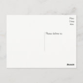 Bloemen Dank u gele narcis bloem Briefkaart (Achterkant)