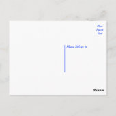 Bloemen dank u zonnebloem gele bloem briefkaart (Achterkant)