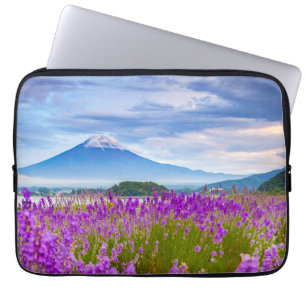 Bloemen De Fugi Japan Laptop Sleeve