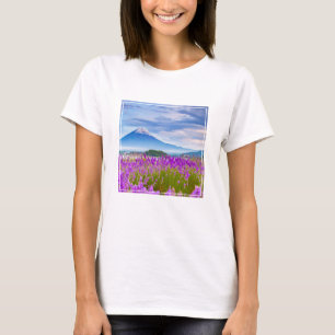 Bloemen De Fugi Japan T-shirt