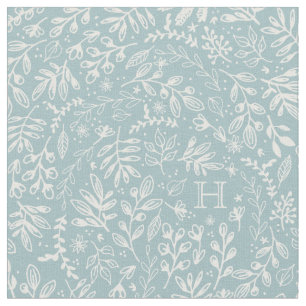 Bloemen de met monogram van de Oogst van Stof