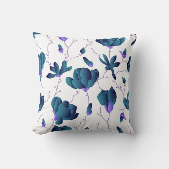  bloemen decoratieve eye-catching kussen (Voorkant)