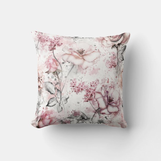  bloemen decoratieve eye-catching kussen (Voorkant)