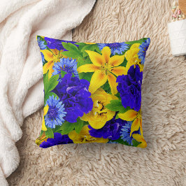 bloemen decoratieve eye-catching kussen