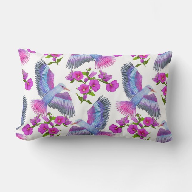  bloemen decoratieve eye-catching kussen (Voorkant)