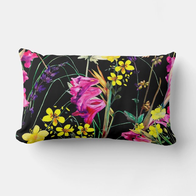  bloemen decoratieve eye-catching kussen (Voorkant)