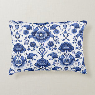 Bloemen Delfts Blauw Accent Kussen