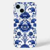 Bloemen Delfts Blauw Case-Mate iPhone Case (Achterkant)
