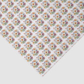 Bloemen Design Weefsel Tissuepapier (Detail)