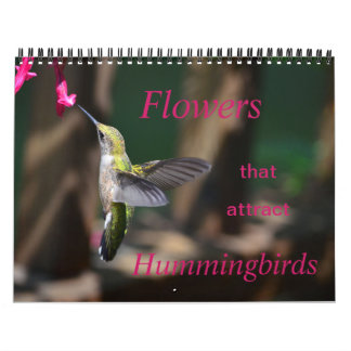 Bloemen die de Kalender van Hummingvogels aantrekk