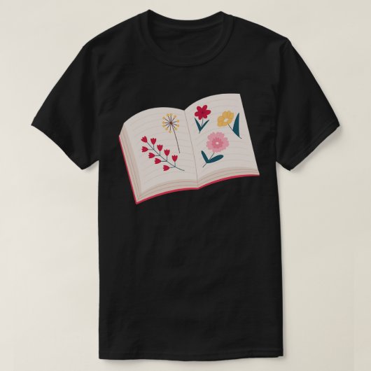 Bloemen die groeien uit boedbloemen die uit boor g t-shirt (Design voorkant)