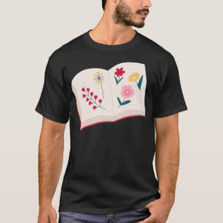 Bloemen die groeien uit boedbloemen die uit boor g t-shirt