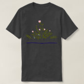Bloemen die groeien uit Boek 1 T-shirt (Design voorkant)