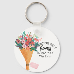 Bloemen die me helpen om sleutelring te kweken sleutelhanger