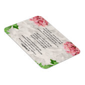 Bloemen - Dochter Gedicht Magnet Magneet (Rechterzijde)