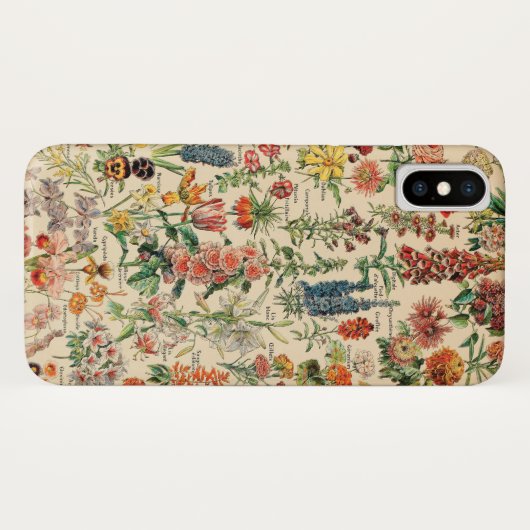  bloemen door Adolphe Millot Case-Mate iPhone Case (Achterkant (horizontaal))