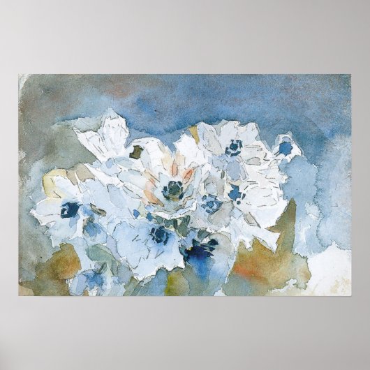 Bloemen door Vrubel Poster (Voorkant)
