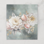 Bloemen Drama Bruiloft Groen ID1022 (Buitenkant ongevouwen)