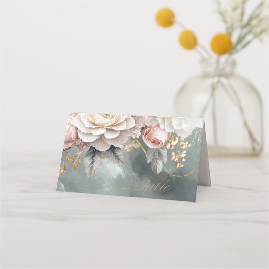 Bloemen Drama Bruiloft Groen ID1022 (Voorkant)