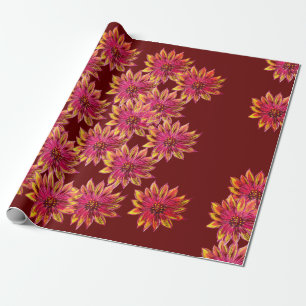 Bloemen DreM fLOWERS Digitale tekening Cadeaupapier