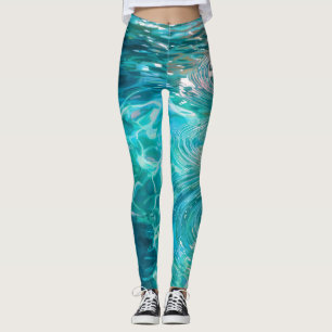 Bloemen Drijvend op Water  Leggings