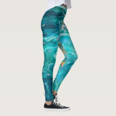 Bloemen Drijvend op Water Leggings (Rechts)