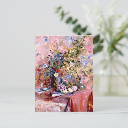 Bloemen, Édouard Vuillard Briefkaart (Staand voorkant)