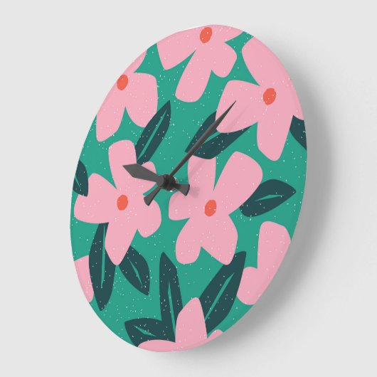 Bloemen Eenvoud: Abstract Beauty Grote Klok (Hoek)