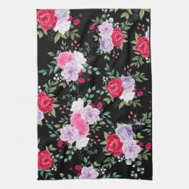 bloemen - Eenvoudige kleuren Theedoek