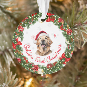 Bloemen Eerste Kerst Klassieke aandenken voor Huis Ornament
