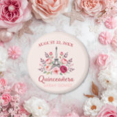 Bloemen Eiffeltoren Quinceanera Magneet