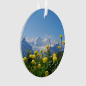 Bloemen | Eiger Monch Swiss Alps Ornament (voorkant)