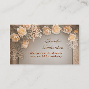 bloemen Elegant visitekaartjes Design